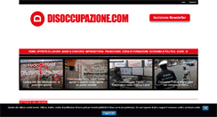 Desktop Screenshot of disoccupazione.com